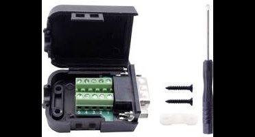 TRU COMPONENTS T190C4090 D-sub male inbouwconnector Aantal polen: 9 Schroeven 1 stuk(s)