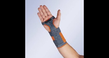 Orliman Manutec Polsbrace - Maat: 2 (18-22 cm) - Kleur: Grijs