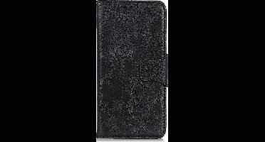 Shop4 - Geschikt voor Samsung Galaxy A12 Hoesje - Wallet Case Cabello Zwart