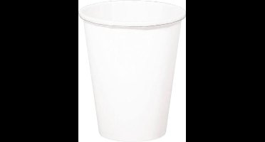 Witte Bekers 350 ml - 8 stuks
