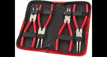 HBM 4 Delige 225 mm Seegerringtangenset Borgveertangenset