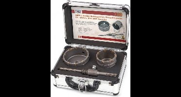 2 Delige gatzagenset, dozenborenset 60 - 80mm met SDS-opname