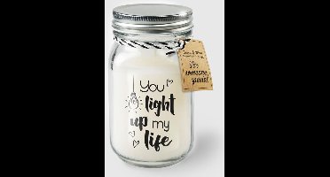 Black & White geurkaars - Light up my life