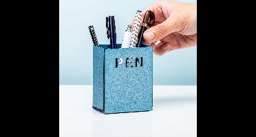 Trendform Pennenbakje - Zilverblauw