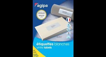 agipa ondoorzichtige verzendetiketten, 199,6 x 143,5 mm