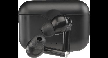 Denver TWE-37 - Earbuds - Wireless - Draadloos Oordopjes - Bluetooth - met oplaad case - handsfree - sporten - headset - In-ear - Zwart