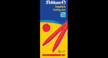 Zegellak pelikan rood - 10 stuks