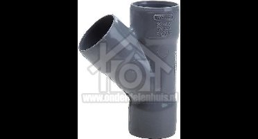 Dps T-stuk PVC 32mm 45 gr. 3x lijm DHZ 461701