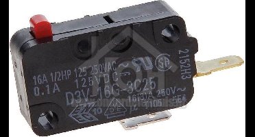 AEG Schakelaar Microswitch 2 contacten MC1761EM, MCC4060EM 50283019003