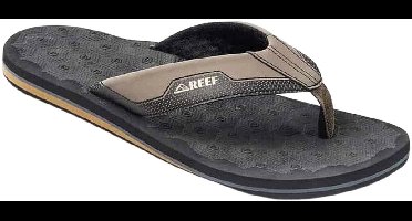 Reef The Ripper Heren Slippers - Zwart/Bruin - Maat 42