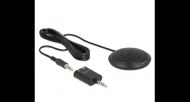 DeLOCK 65873 microfoon Zwart Tafelmicrofoon