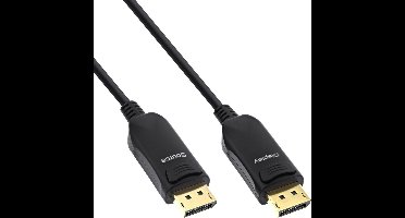 DisplayPort Active Optical Cable (AOC) - versie 1.4 (5K/8K 60Hz) / zwart - 7,5 meter