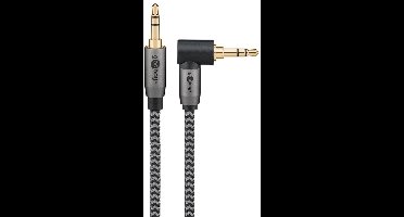 Goobay Plus 3,5mm Jack kabel | haaks | 1 meter