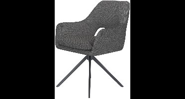 Puur - Lana draaistoel metaal - grijs