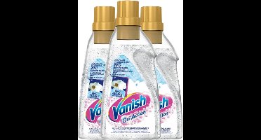 Vanish Oxi Action Whitening Booster Gel 750ml x 3 - Voordeelverpakking