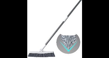 Schrobborstel flexibele as Grijs