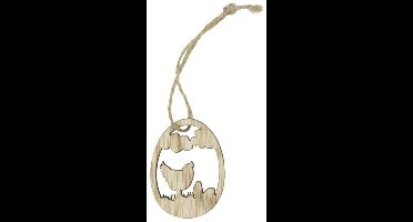 Kadohanger Paasei Naturel - zakje 24 stuks