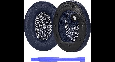 MMOBIEL Oorkussens voor Sony WH-1000XM4 Noise Cancelling Hoofdtelefoon - Memory Foam en Protein PU Koptelefoon Oorkussens - Noise Isolation Hoofdtelefoon Earpads – Blauw