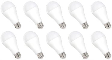 Spectrum LED Lamp E27 15W - 230V - 1600 Lumen - 6000K Koud wit - Helder daglicht - Energiezuinig - 10 stuks