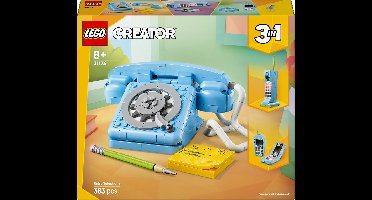 LEGO® Creator 3in1 Retro Telefoon, Vintage Telefoon - 31174