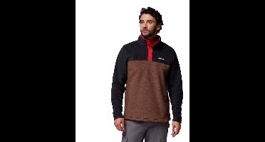 Columbia Steens Mountain™ Snap Ii Fleece Met Halve Rits Bruin XL Man