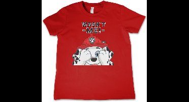 Paw Patrol Kinder T-Shirt Wasn't Me Kids Tee NIC-12-PP007-DTF538 Red-4 Jahre