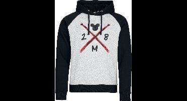 Mickey Mouse Rock Out Loud Heren Trui met capuchon - grijs/zwart - S