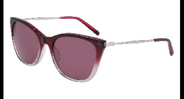 DKNY DK711S 510 CRYSTAL PLUM/SMOKE GRADIENT 55/18/140 Vrouw Zonnebrillen