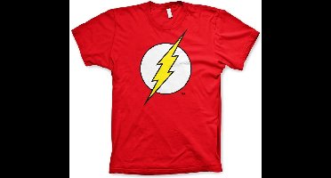DC Comics The Flash Heren Tshirt -XL- Emblem Rood