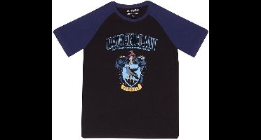 Harry Potter Ravenclaw House Raglan T-Shirt HAR08788BVB Black/Blue-L