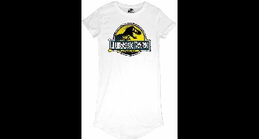 Jurassic Park - DNALogo (T-Shirt Dress) Damen Kleid White-XL