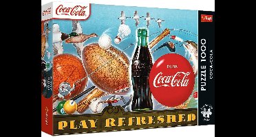 PUZZEL 1000 Trefl Premium Plus Coca-Cola Moment van verfrissing 12101 - PUZZLE 1000 Trefl Premium Plus Coca-Cola Chwila orzeźwienia 12101