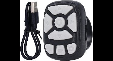 Allecto plus - Draadloze afstandsbediening Page Turner voor TIKTok | Camera-afstandsbediening | Oplaadbaar | Zwart | Geschikt voor Telefoons en Tablets