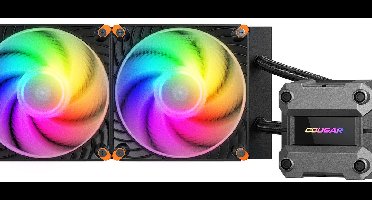 COUGAR Gaming CGR-PSDUTRGB-B-240 Processor Alles-in-één vloeistofkoeler 12 cm Zwart 1 stuk(s)