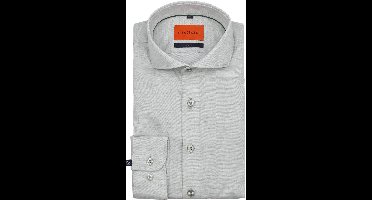 Suitable Melange Overhemd Lichtgroen - Maat 41 - Heren - Casual Shirt