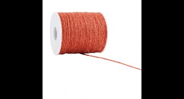 Jute touw oranje voor creatieve projecten en decoratie | jute koord - 100mtr. / 2mm
