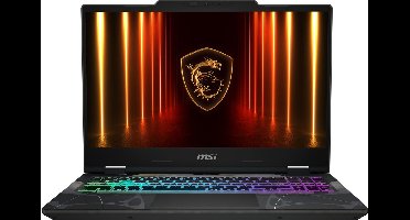 MSI Cyborg A15 AI B2HWFKG-215NL AMD Ryzen™ 7 260 Laptop 39,6 cm (15.6") Full HD 16 GB DDR5-SDRAM 512 GB SSD NVIDIA GeForce RTX 5060 Wi-Fi 6E (802.11ax) Windows 11 Home Zwart