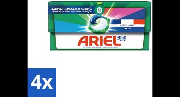 4 x Ariel Color - Wasmiddelcapsules - 3in1 Pods - Gekleurde Was - 19 Wasbeurten - Wasmiddel Capsules - Wascapsules - Ariel - Gekleurde Was - Vlekken Verwijderen