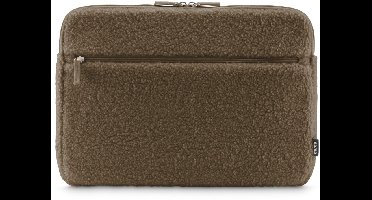 Hama Cozy laptopsleeve - 14,1inch geschikt tot 15,6 - Zachte teddy afwerking - Mocca
