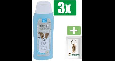 lief! vachtverzorging shampoo universeel korthaar, 750 ml - 3 stuks - Inclusief PetsHome Goudkleurige Adreskoker