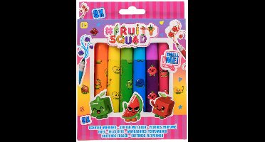 Fruity Squad Stiften Brede Punt met Geur, 8st.