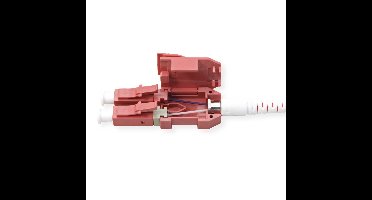 ROLINE Glasvezel Kabel duplex 50/125µm OM4, LC/LC, UNIBOOT, violet, 0,5 m