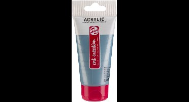 Acrylverf tac 834 metallicblauw tube 75ml | 3 stuks