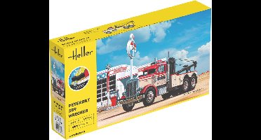 Heller Modelbouwpakket Militaire voertuigen - 56794 Peterbilt 359 Wrecker - Amerikaanse Takelwagen - Starter Kit Plastic - 1:43 - Modelbouw
