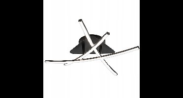 Modena Loria LED Plafondlamp Zwart 62cm 4000K Neutraal Licht