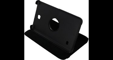 Xccess Rotating Leather Stand Case Samsung Tab 4 7.0 Black