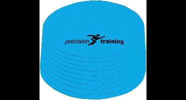 Precision Veldmarkering Rond 21 Cm Rubber Blauw 10 Stuks