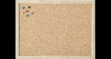 Magnetoplan 121922 prikbord Vast bulletinboard Bruin Kurk