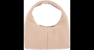 MANDARINA DUCK Leren Handtas Mellow Leather Hobo Lamb's Wool Zalmroze