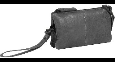 MUSTANG Leren Schoudertas Matera Shoulderbag Black Zwart